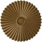 Ekena Millwork Shakuras Ceiling Medallion (For Canopies up to 5 3/4"), Hand-Painted Pale Gold, 33 7/8"OD x 2"P CM34SHPAS - alternate 1